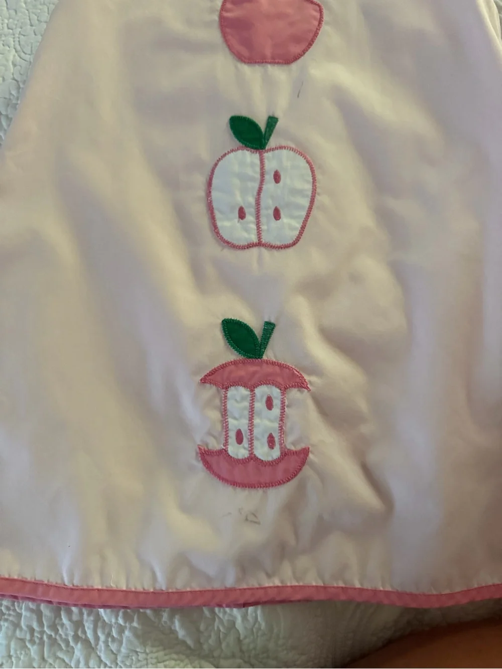 TBBC Kids Pink Apple Appliqué